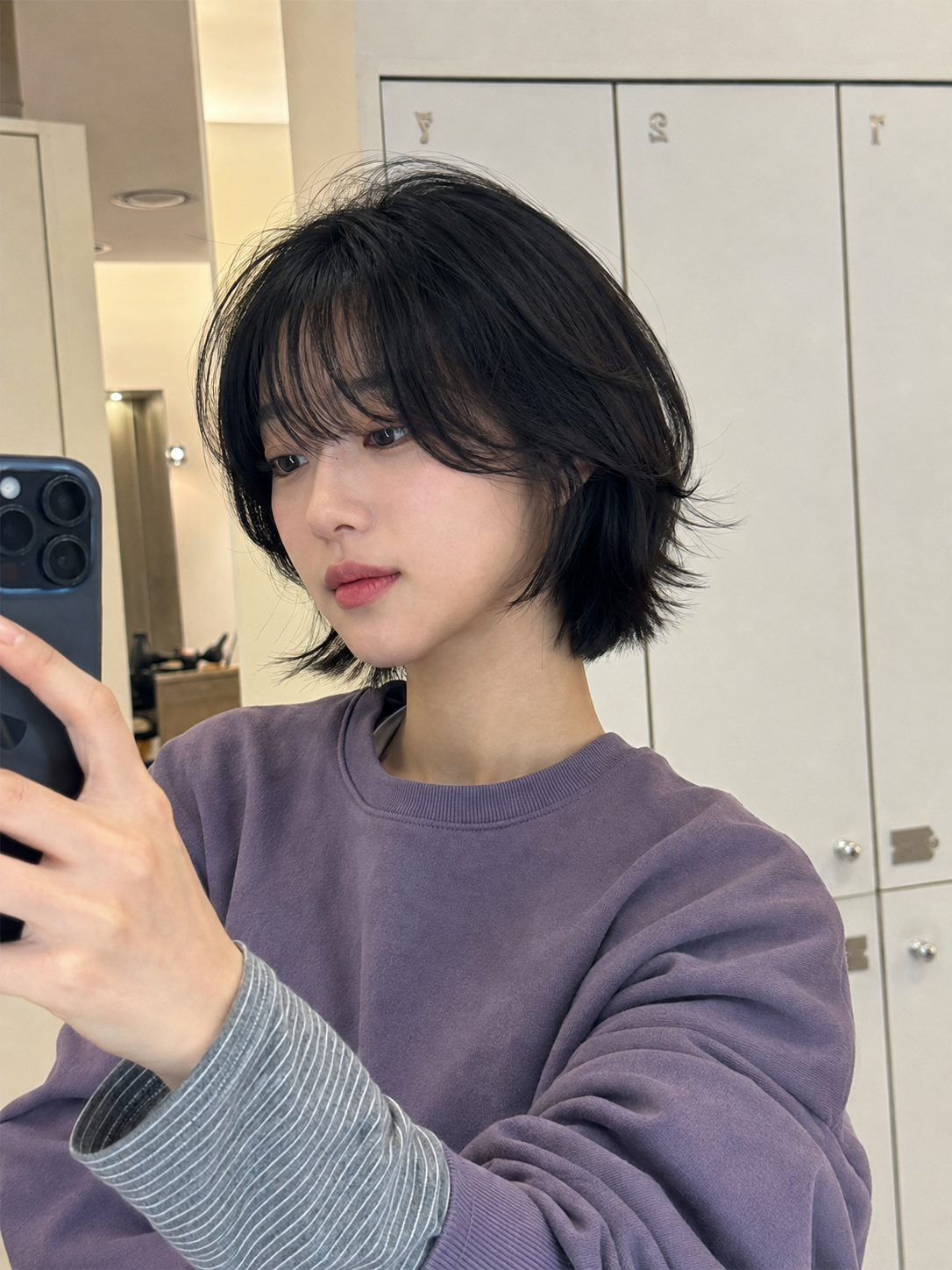 40대 단발, 예쁜 길이보다 중요한 건 ‘내 머리의 기준’입니다